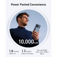 Внешний аккумулятор Anker MagGo Power Bank A1654 10000mAh (голубой)