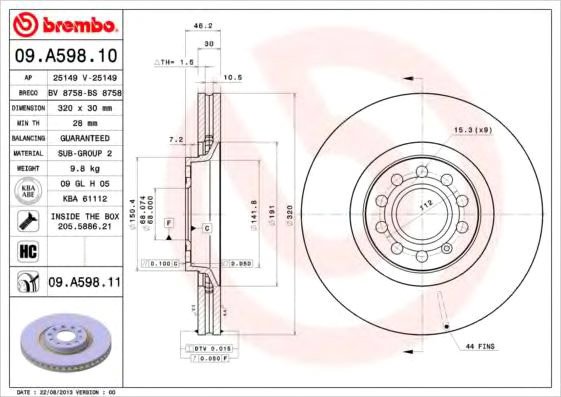 

Brembo 09A59811