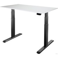 Стол для работы стоя ErgoSmart Unique Ergo Desk 1200x650x18 мм (альпийский белый/черный)