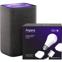 Умная колонка Яндекс Станция 2 (антрацит, с комплектом умного дома Aqara)