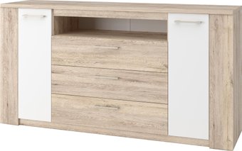 Комод MyStar Вирджиния 100.1802 (дуб бонифаций/белый)