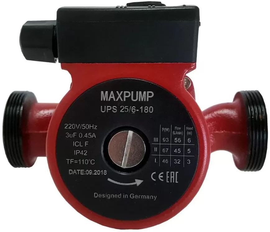 

Циркуляционный насос Maxpump UPS 25/6-180