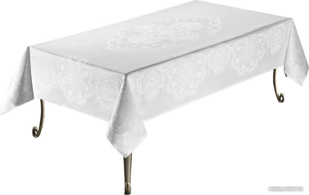 Скатерть DO&CO Hatmi 160x220 11663 (белый)