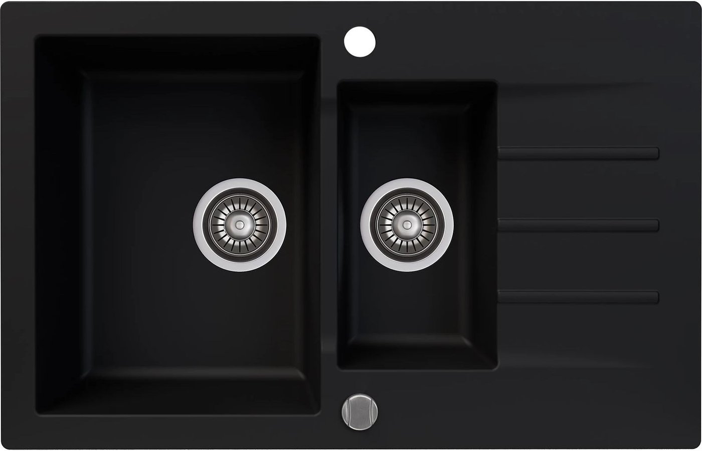 Кухонная мойка Kernau KGS A 6079 1.5B1D Deep Black