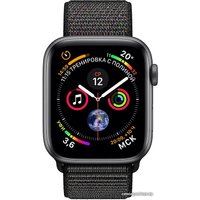 Умные часы Apple Watch Series 4 44 мм (алюминий серый космос/нейлон черный)