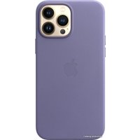 Чехол для телефона Apple MagSafe Leather Case для iPhone 13 Pro Max (сиреневая глициния)