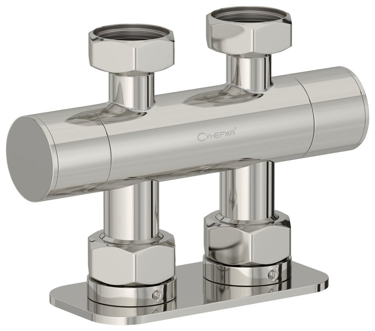 

Вентиль Сунержа 2х3/4" прямой скрытый-скрытый EU50 00-1419-3434