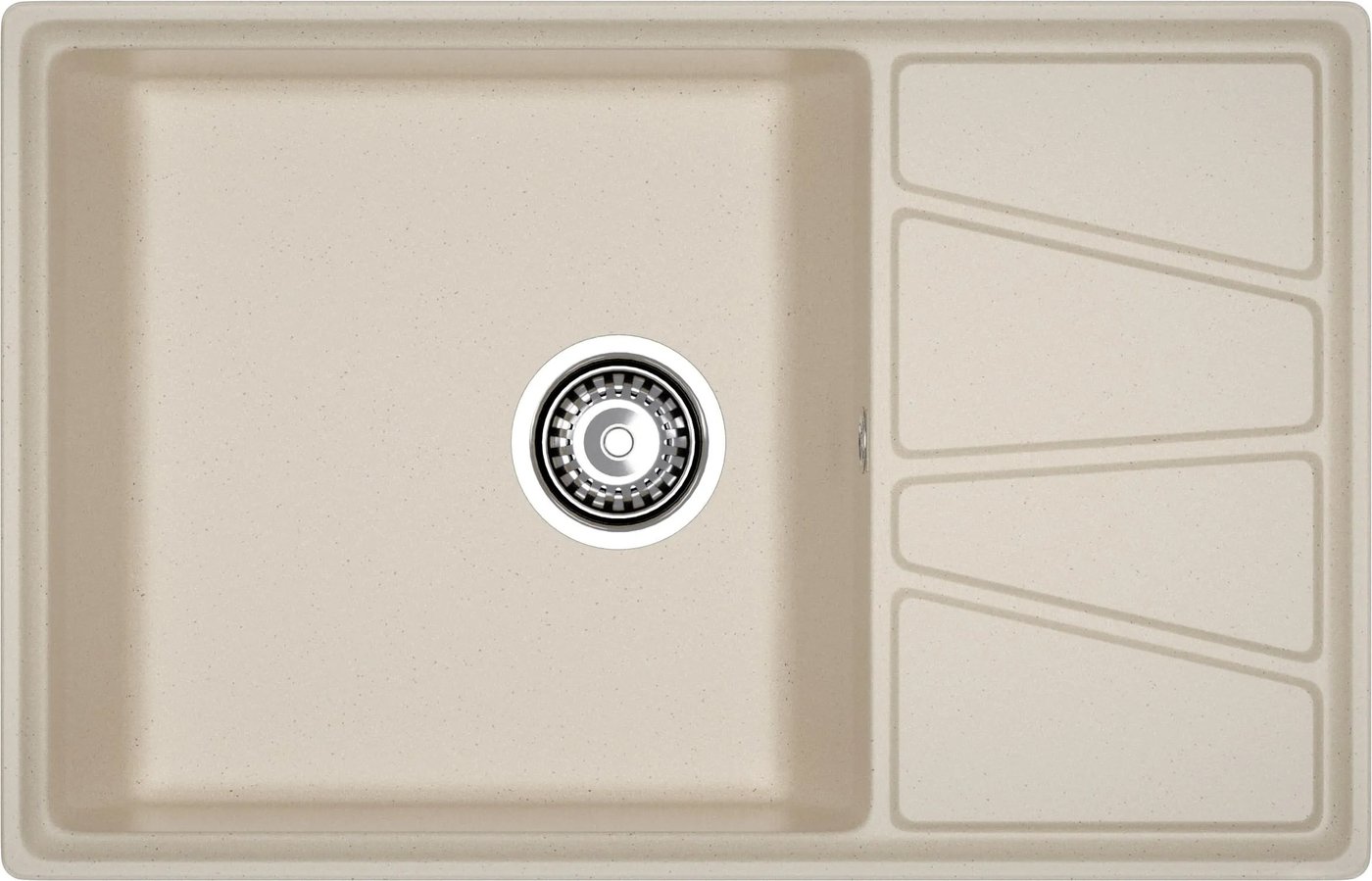 Кухонная мойка GranFest GF-V-780L (кашемир)