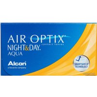 Контактные линзы Alcon Air Optix Night&Day Aqua +4 дптр 8.4 мм