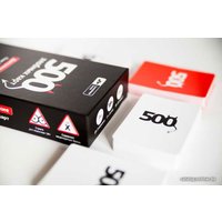 Карточная игра Cosmodrome Games 500 злобных карт. Дополнение. Набор Чёрный