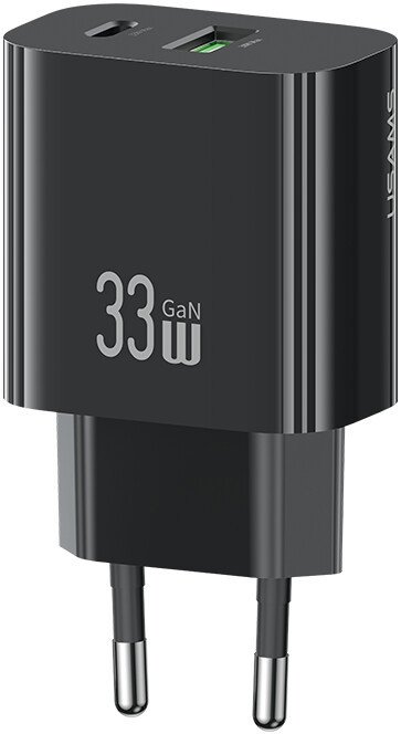 Сетевое зарядное Usams CC317 T65 33W (черный)