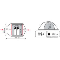 Экспедиционная палатка TRAMP Mountain 2 v2