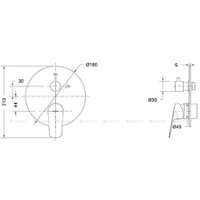 Смеситель Bravat PB8429564CP-3-ENG 3-функциональный