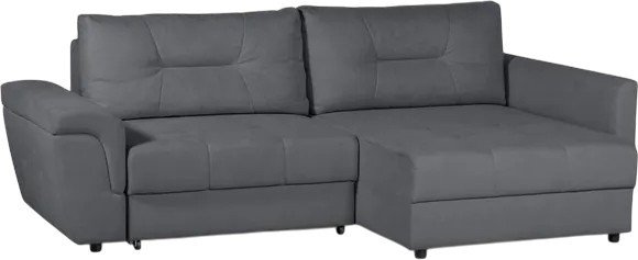 

Угловой диван Mio Tesoro Кембридж 291 1.5ек-1.5пф (1121 темно-серый)