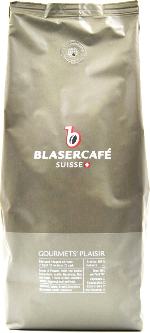 

Кофе Blasercafe Gourmets' Plaisir в зернах 1000 г