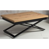 Стол-трансформер Levmar Accord D38/S53 (дуб вотан/черный)