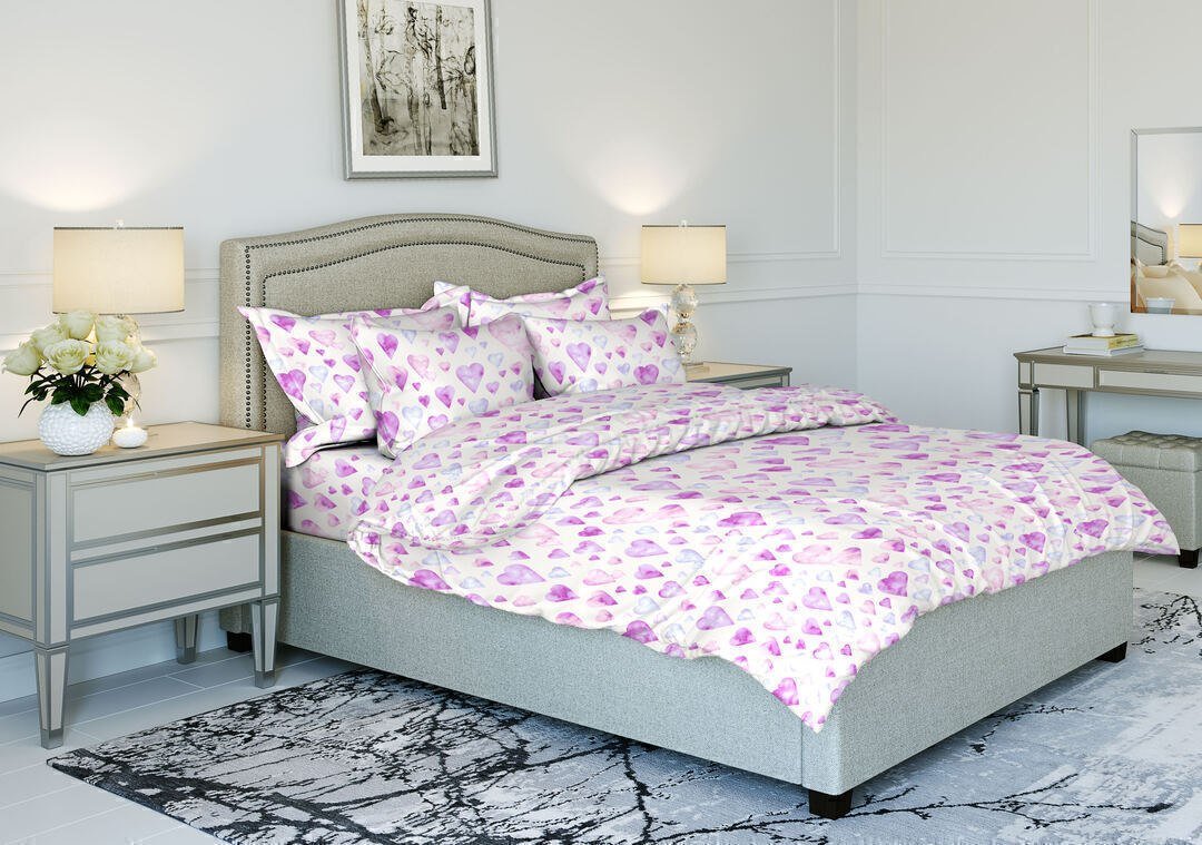 

1.5-спальный комплект постельного белья Реноме 1.5сп Никки 9708-1 (бязь)