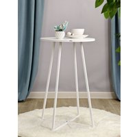 Журнальный столик Sheffilton SHT-T109 (белый муар)