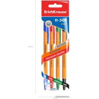 Набор шариковых ручек Erich Krause R-301 Orange Stick ассорти 44594 (4 шт)