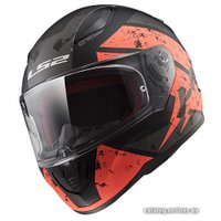 Мотошлем LS2 FF353 Rapid Deadbolt (M, matt black/orange)