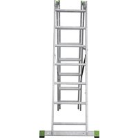 Лестница-стремянка Новая высота NV 223 алюминиевая трёхсекционная 3x7 ступеней