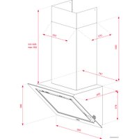 Кухонная вытяжка TEKA DLV 98660 112930031 (кирпич)