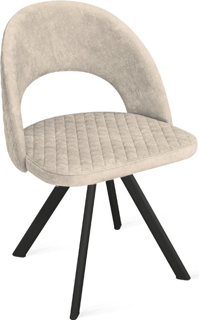 

Стул Трия Гэтсби К2 (черный муар/микровелюр Wellmart Dark Beige)