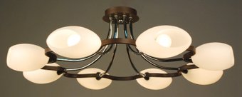 Припотолочная люстра Citilux Октава (хром/венге) [CL131181]