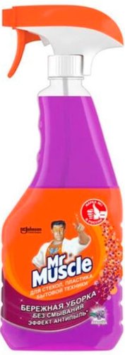 Средство для стекла и зеркал Mr. Muscle Лаванда 530 мл