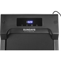 Электрическая беговая дорожка Sundays Fitness Simple Line GB-TR380 (черный)