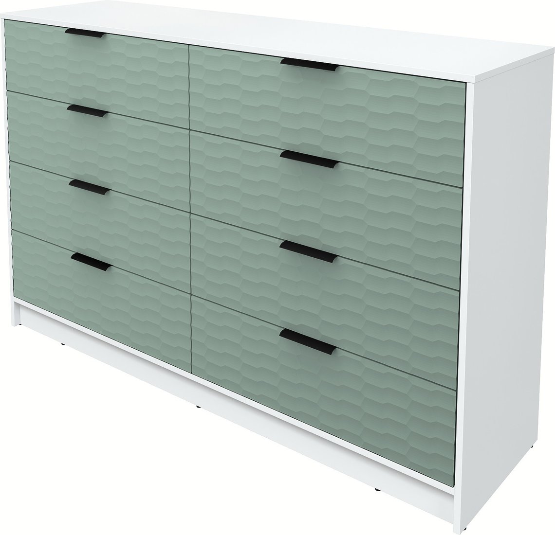 

Комод Интерлиния Концепт Зодиак КТ-К157 (белый платинум/мята)