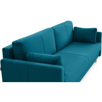 Диван Mio Tesoro Дублин 497 3-х местный (аквамарин 1102)