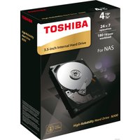 Жесткий диск Toshiba N300 4TB [HDWQ140EZSTA]