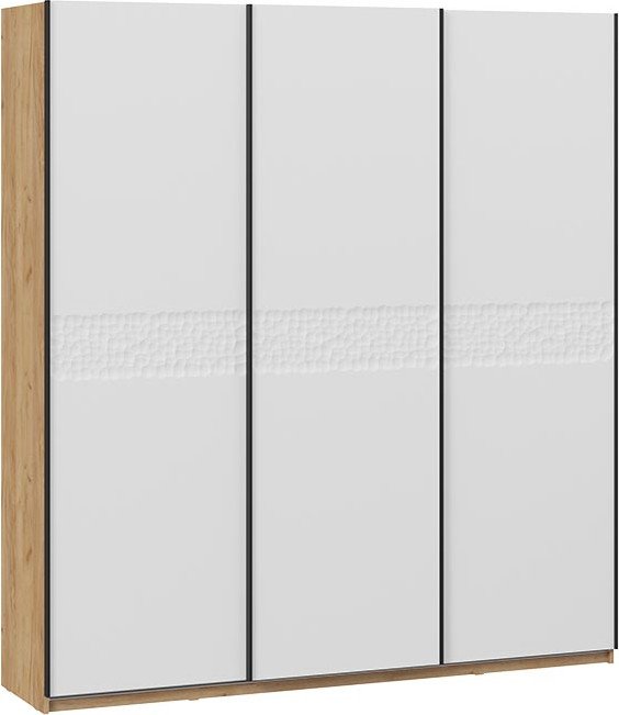 

Шкаф-купе Трия Оскар Скания Т2 2100 268755 (ручка черная/дуб крафт золотой/белый снег/белый матовый)