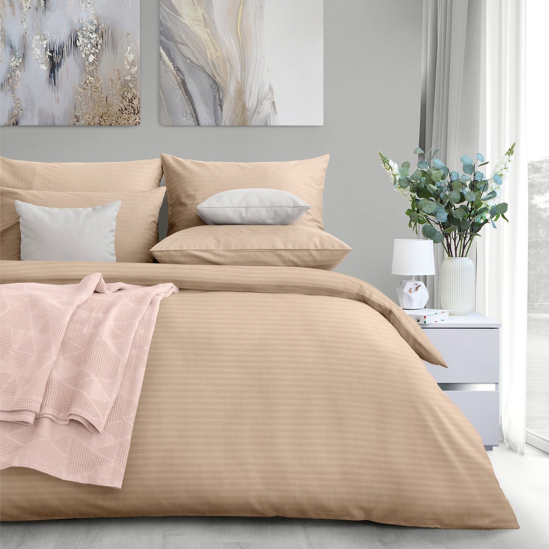 

Постельное белье Verossa Stripe сем. Bronze VRT 3035 70079 ST13 23