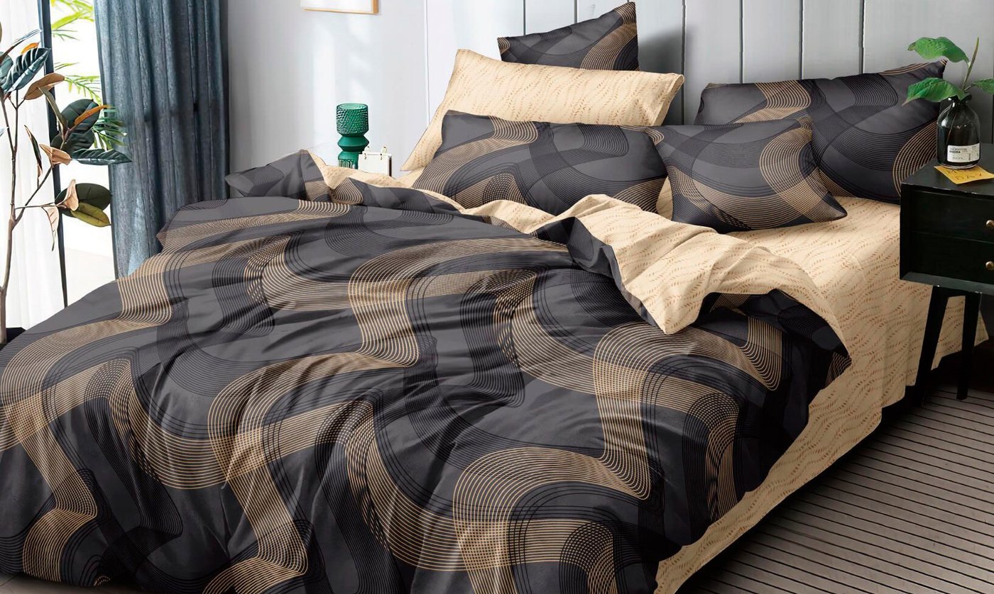 

Постельное белье Luxor №F 74018 A/B N Семейный (поплин)