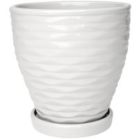 Вазон Вещицы Эллипс Fdtc5 (белый)