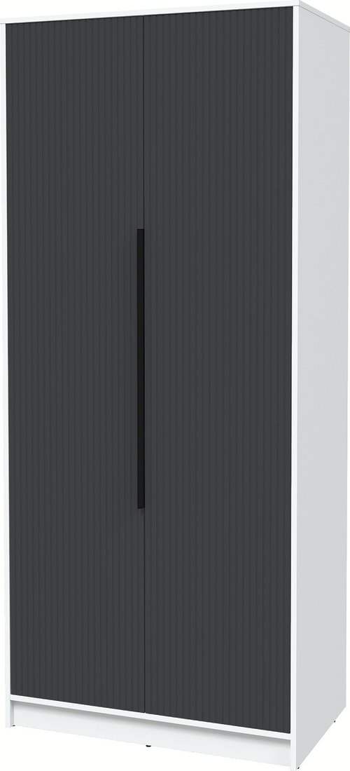 

Шкаф распашной Интерлиния Концепт Лайн КТ-Ш2 (белый платинум/пепел)