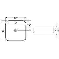Умывальник Cezares CZR-LFT-50-LVB