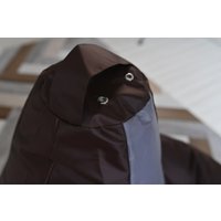 Кресло-мешок Mio Tesoro Груша Kombo XXL GF-130x85-SHS (шоколад/серебристый)