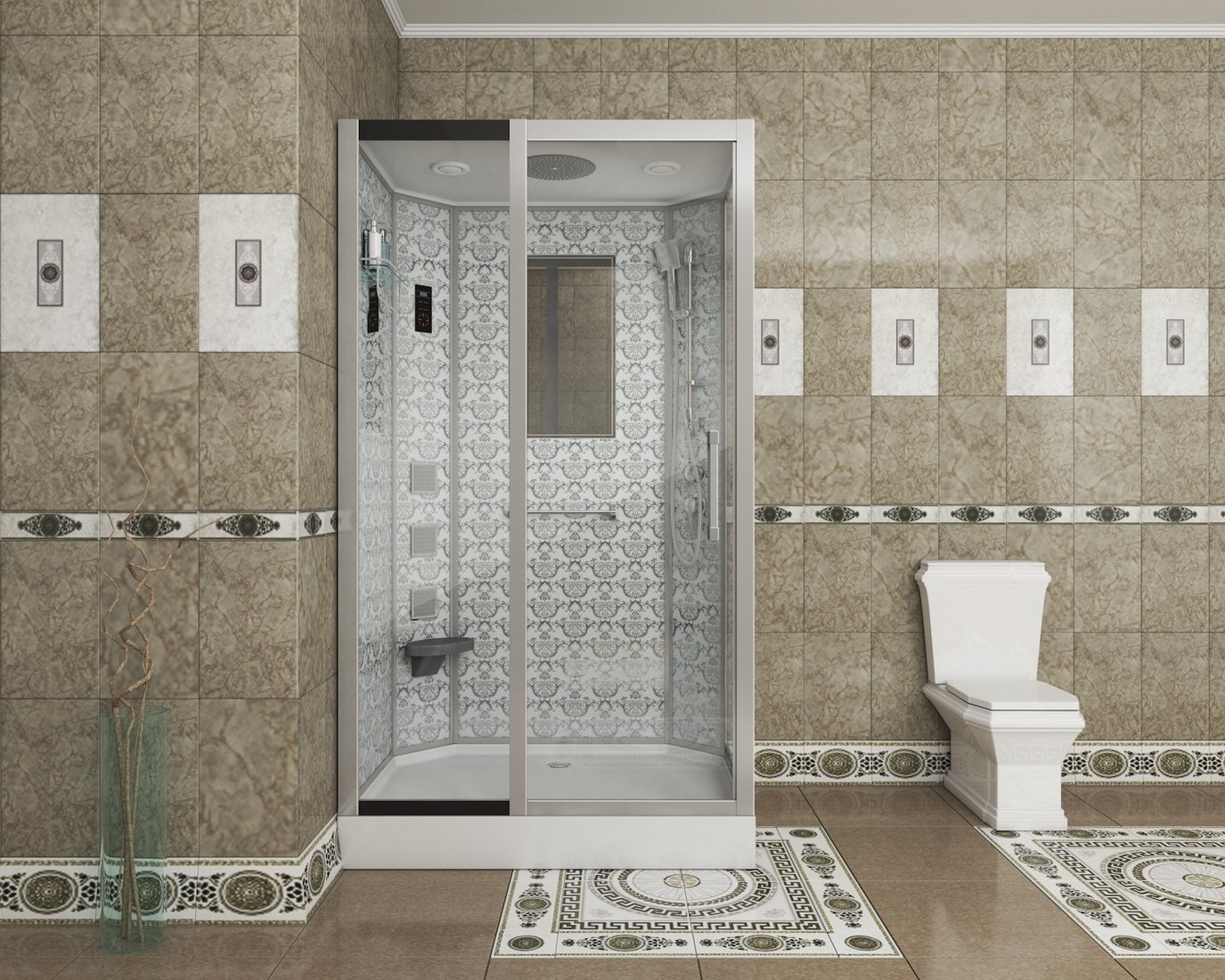 

Душевая кабина Niagara NG-7711WL 90x120x220 (прозрачное стекло, левая)