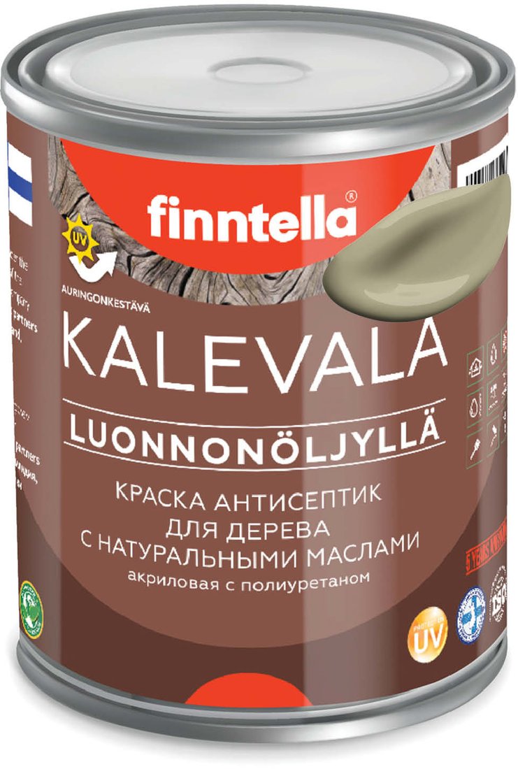 

Краска Finntella Kalevala Wai F-13-1-1-FL023 0.9 л (зеленый/серый)