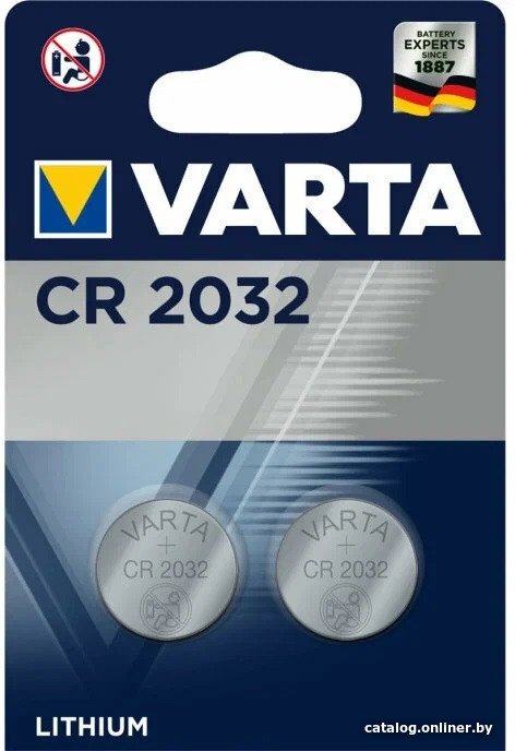 Батарейка Varta Lithium 6032 CR 2032 BL2