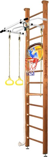 

Детский спортивный комплекс Kampfer Helena Wall Basketball Shield №2 (3 м, ореховый/белый антик)