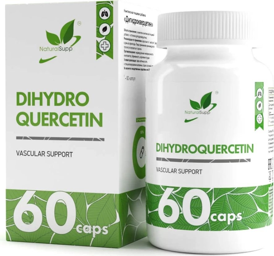 

Витамины, минералы NaturalSupp Дигидрокверцетин/Dihydroquercetin (60 капсул)