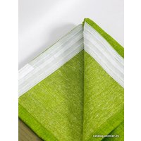 Комплект штор Loon Флэкслин на ленте 1.35x1.7 м (салатовый, 2 шт)