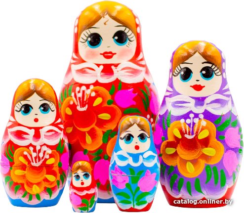 Развивающая игра Брестская Фабрика Сувениров Классическая с лилиями и колокольчиками (набор 5 шт)