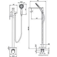 Смеситель Deante Alpinia BGA_Z17M