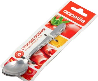 Набор чайных ложек Appetite Жардин Н-3лч