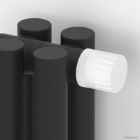 Стальной трубчатый радиатор Сунержа Эстет-11 EU50 500х720 16 секций (темный титан муар)